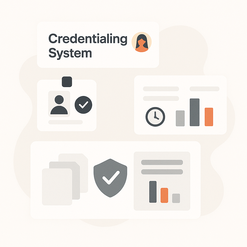 CuraTrax Credentialing System Banner